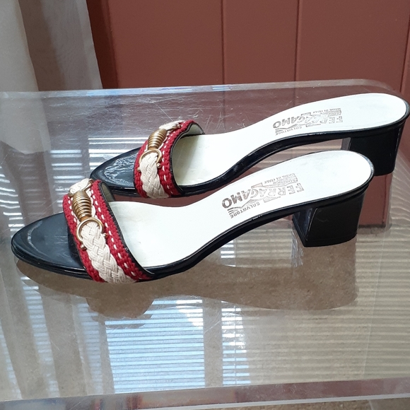 Salvatore Ferragamo Shoes - Salvatore Ferragamo braided slides